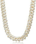 White Gold-Plated Cuban Link Necklace